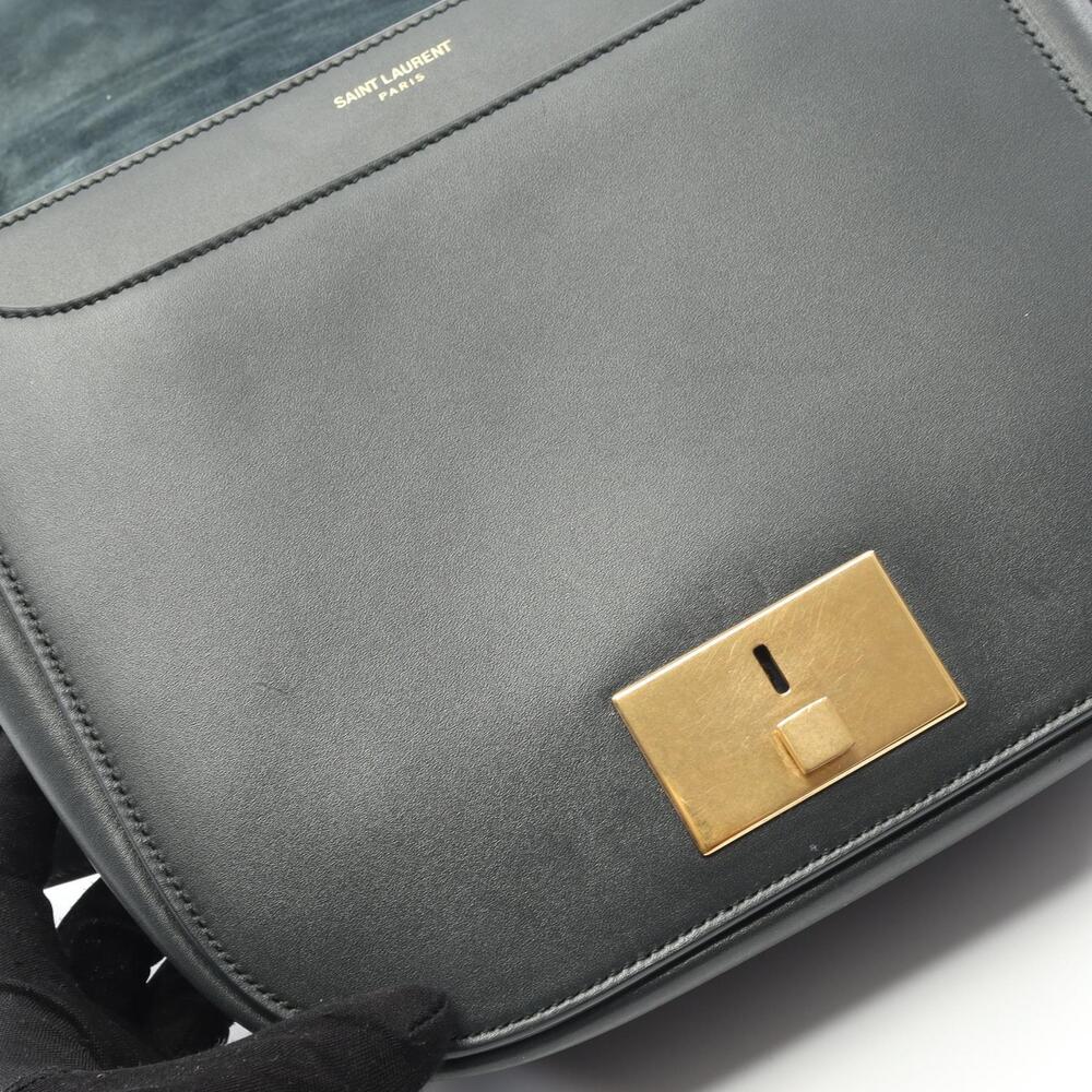 Saint Laurent Paris Betty Shoulder Bag Leather Green - Picture 6 of 10